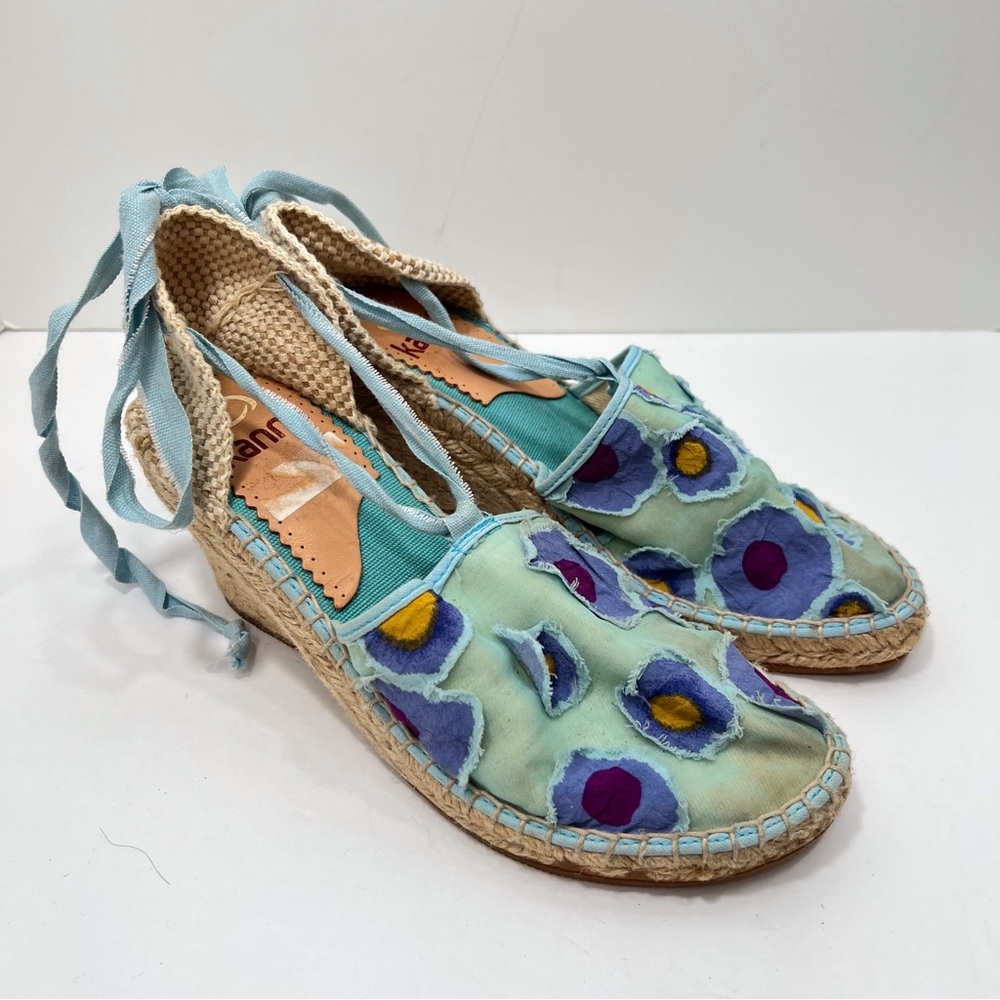Kanna Wedge Lace-up Espadrille Sandals